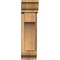 Ekena Millwork Westlake Traditional Rough Sawn Bracket w/ Offset Brace, Western Red Cedar, 6"W x 14"D x 22"H BKT0604X14X22WTL01RWR - alternate 4